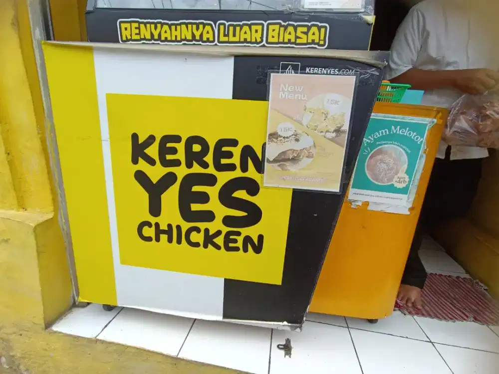 Gerobak fried chicken + alat masak