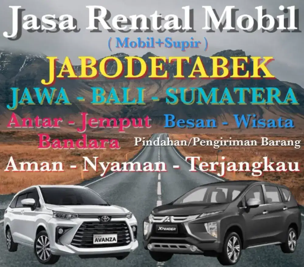 jasa rental mobil + supir