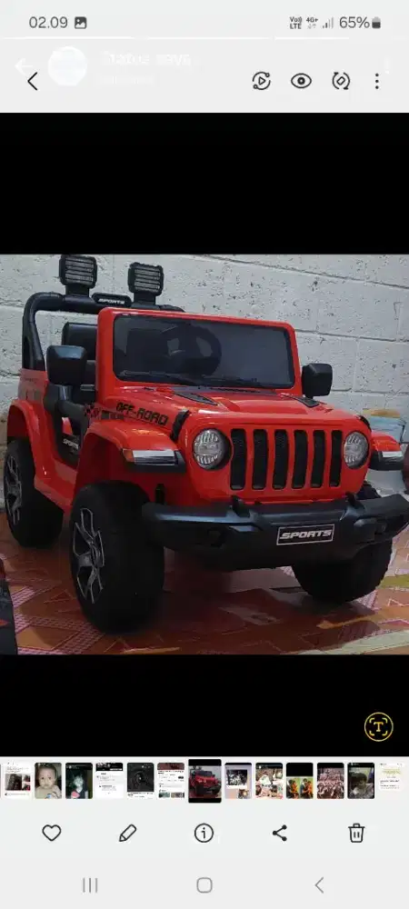 Mobil listrik manual & remot kontrol.