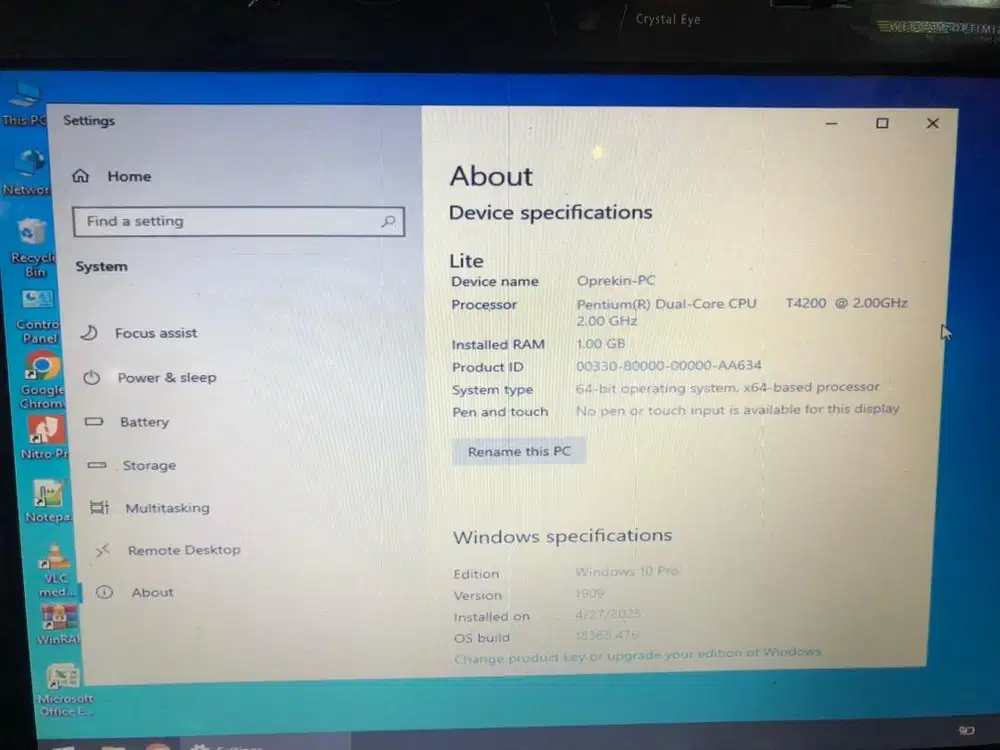 dijual laptop seken laptop acer aspire 4730
