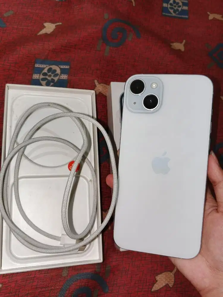 Iphone 15 plus inter 128 blue fullset
