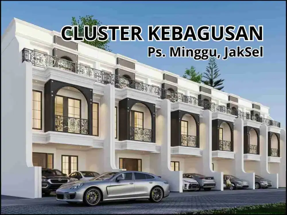 Jual Rumah Cantik American Classic Kebagusan Pasar Minggu