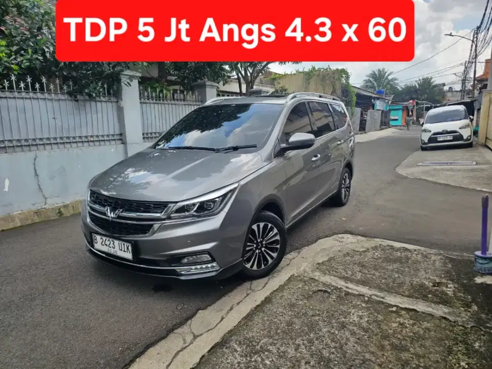 TDP 5 Jt Angs Termurah Wuling New Cortez LT Luxury 2022 Matic Abu Abu