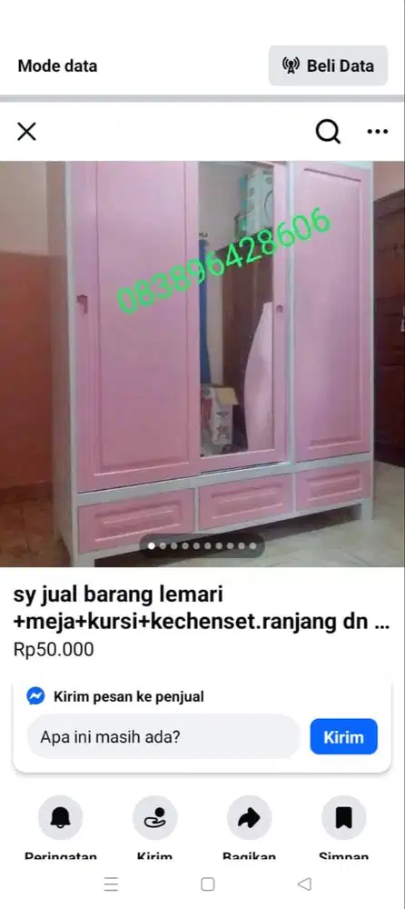 Jual> Mabel .sprti ..lemari.kechenset .ranjang.meja dn kursi .dll