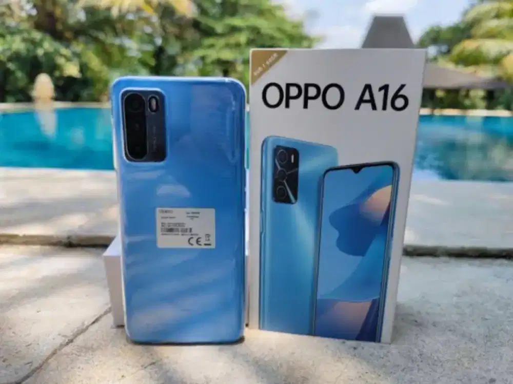 Oppo A16 lengkap kotak ra 4/64