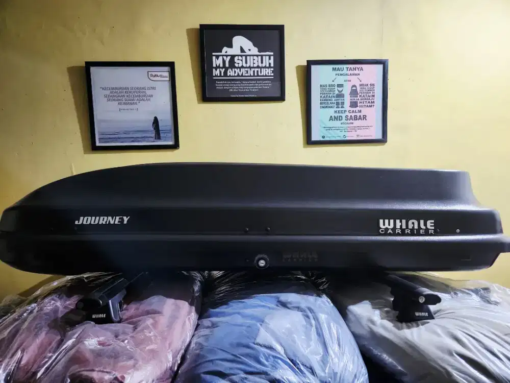 TERMURAH Roofbox + Crossbar Whale Journey X