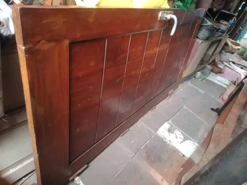 Pintu kayu jati ukuran 90 cm kali195cm