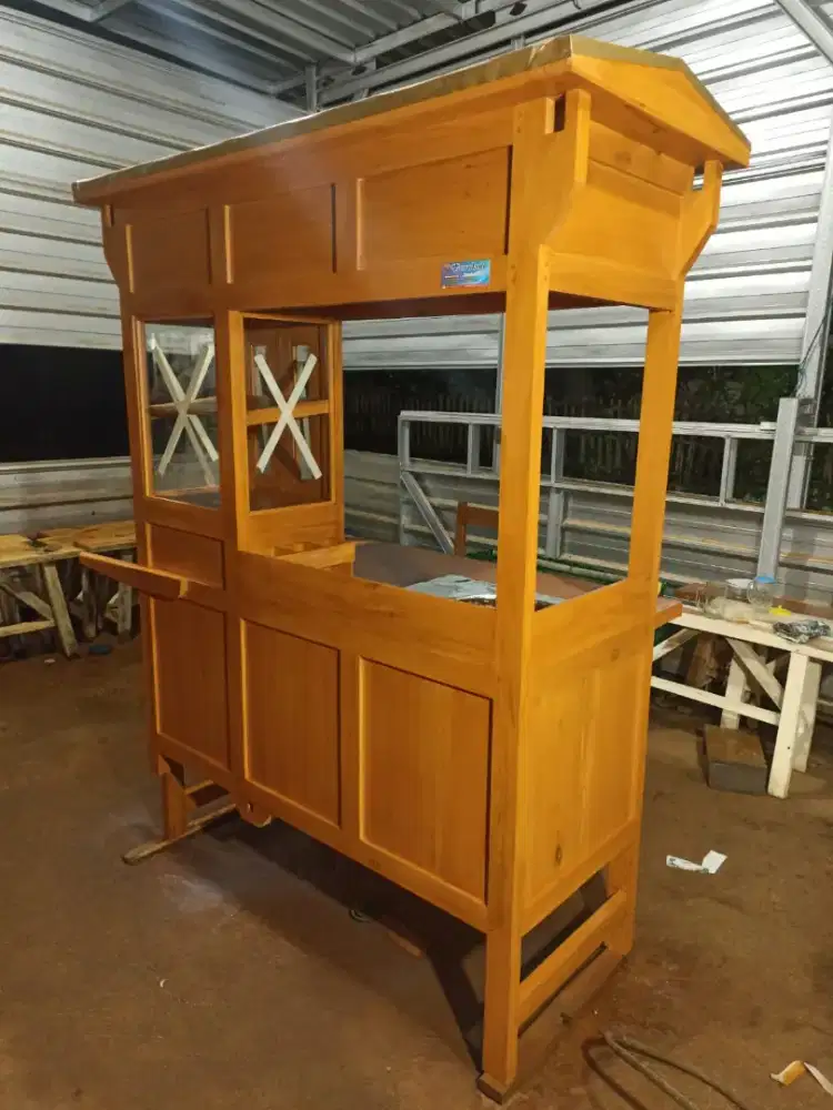 Gerobak Angkringan Bakso Mie Ayam PeceL Bubur Sate Martabak Ronde dlL