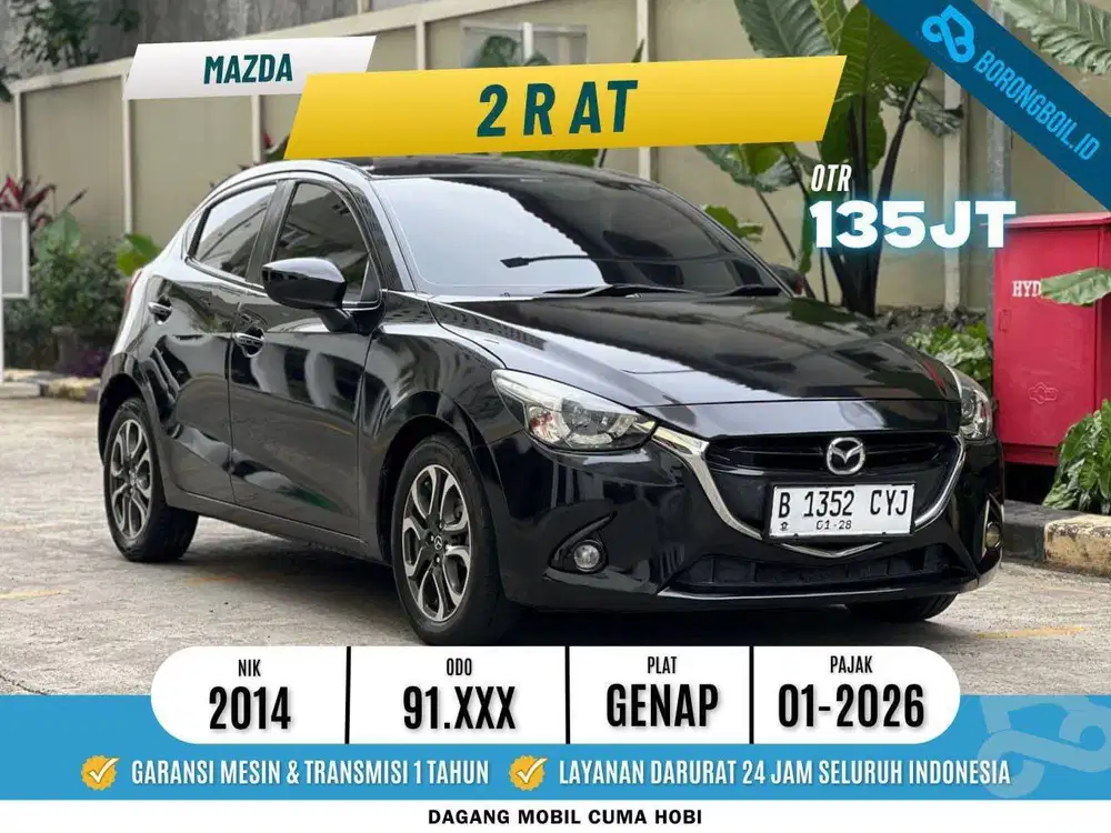 Mobil Anak Muda | Mazda 2 R Skyactive Metik 2014 Hitam