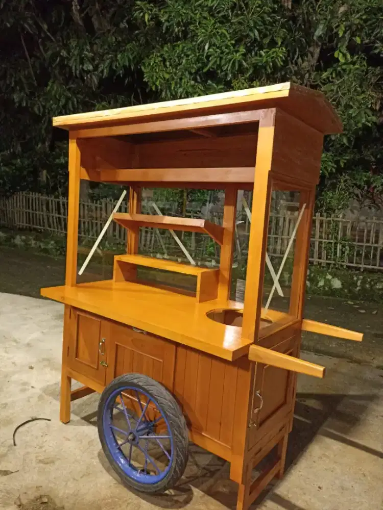 Gerobak Angkringan Bakso Mie Ayam PeceL Bubur Sate Martabak Ronde dlL