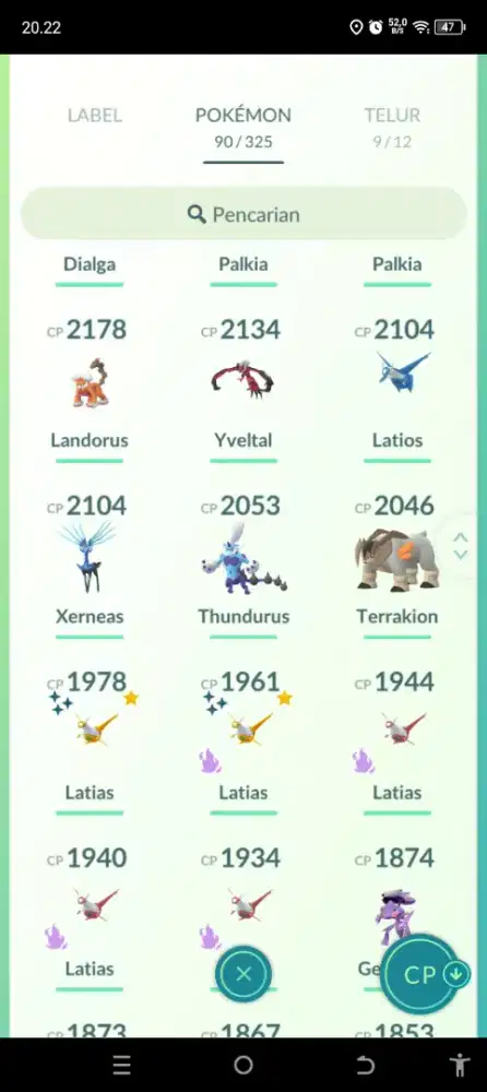 Akun pokemon go level 36 sesuai foto