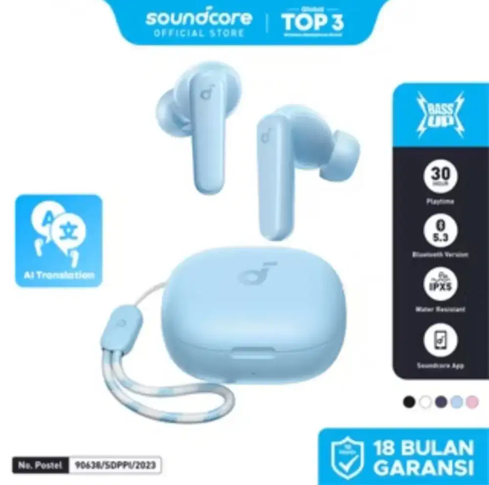 TWS Anker Soundcore R501 blue Fullset