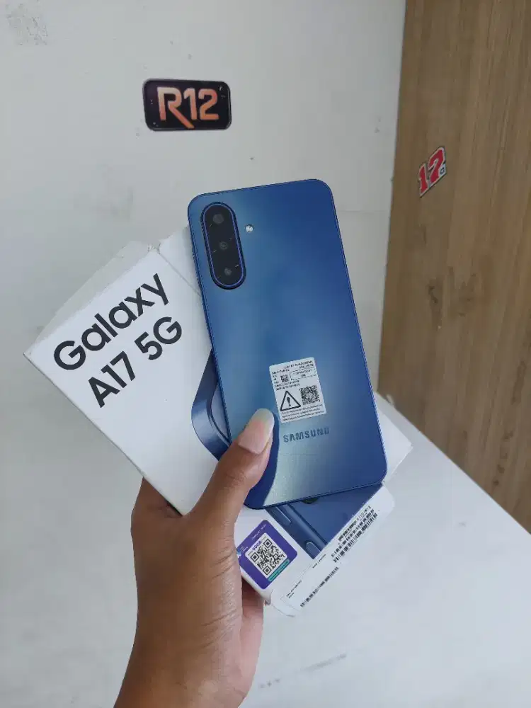 Samsung A17 5G 8/256 seken fullset resmi