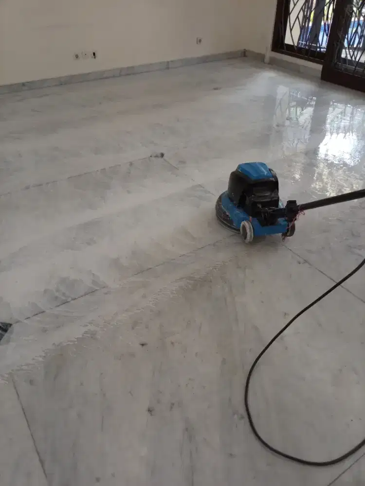 Jasa poles lantai marmer dll