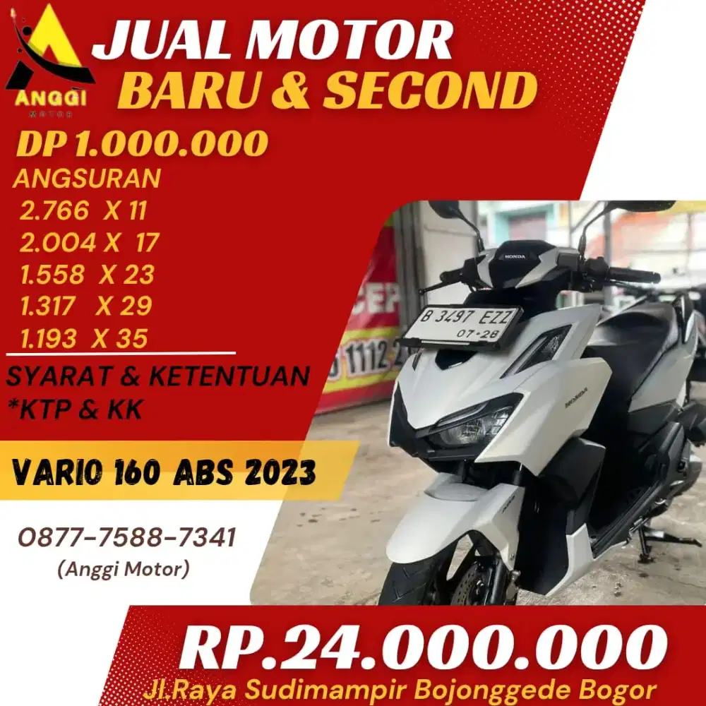 VARIO 160 ABS DP 800.000 MOTOR ALAMI KM LOW