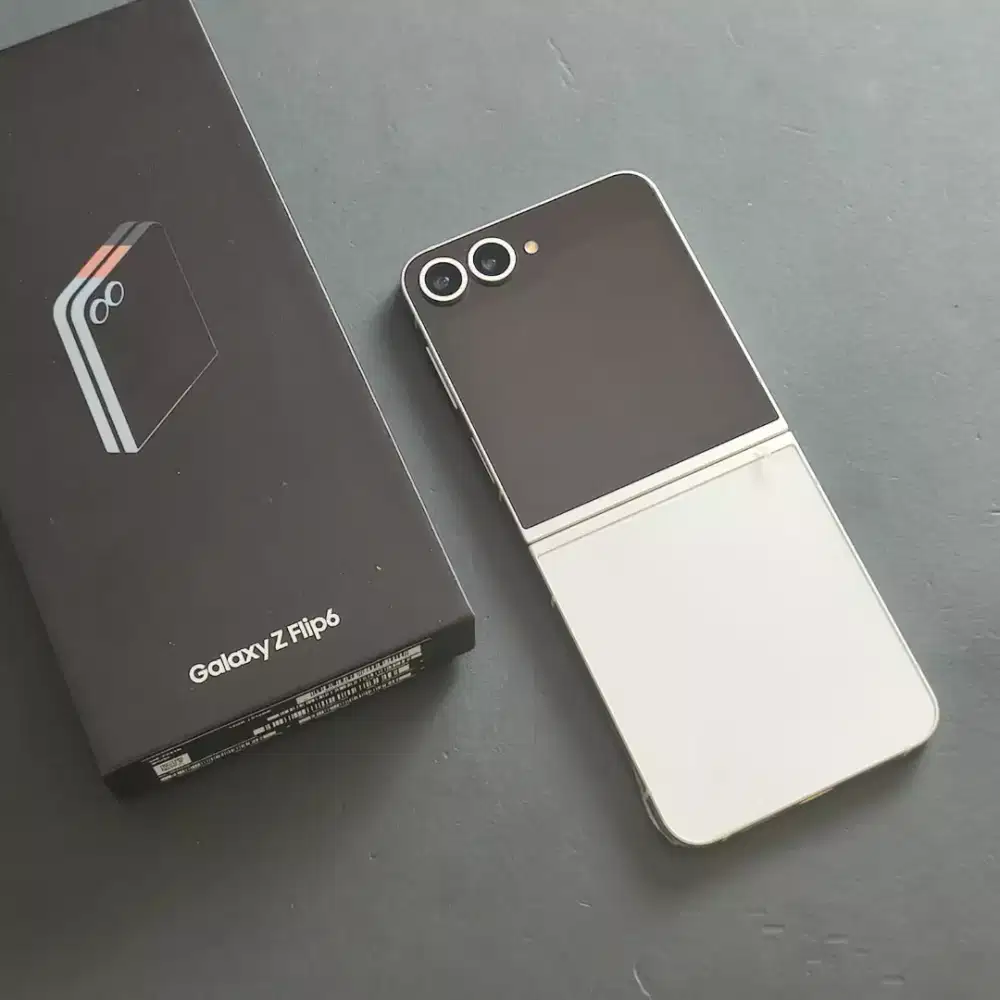 SAMSUNG GALAXY Z FLIP 6 WHITE 12/512GB EX GARANSI RESMI