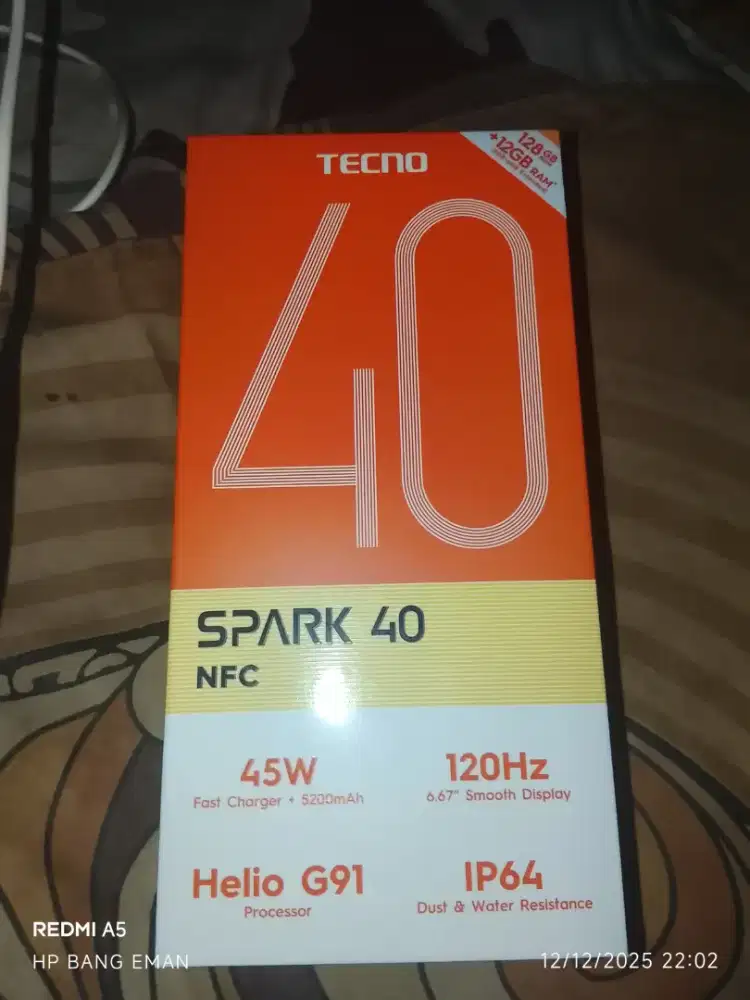 TEKNO SPARK 40 6/128GB(SEGEL DUS)
