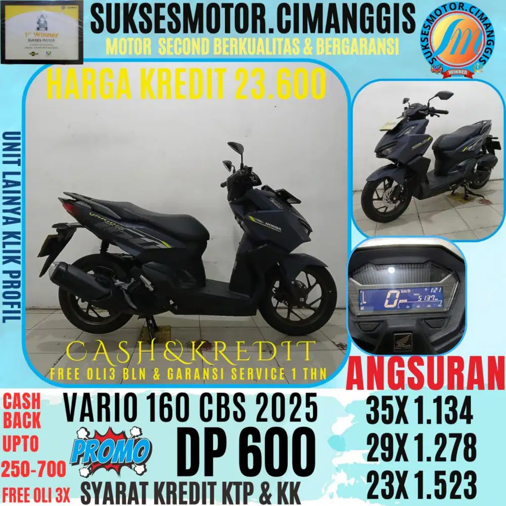 VARIO 160 CBS CASHBACK UPTO 700 RIBUAN FREE OLI3BLN
