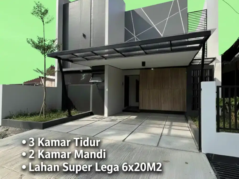 Bangun Rumah Kekininan Di Komplek Mewah THE ESTERIA LUXURY 6x20M2 3kt 3km