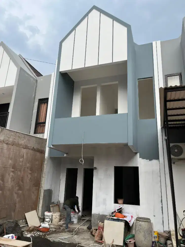 Cluster skandinavian siap huni 2 lantai