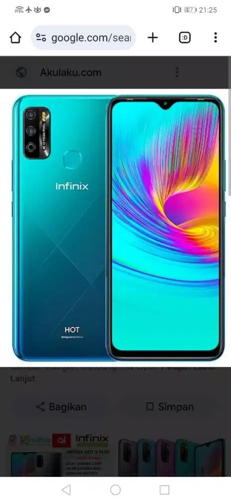 infinix hot 9 play 3/64gb
