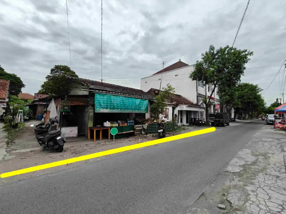 Tanah Strategis Bonus Bangunan Tepi Jln Ramai Purwosari