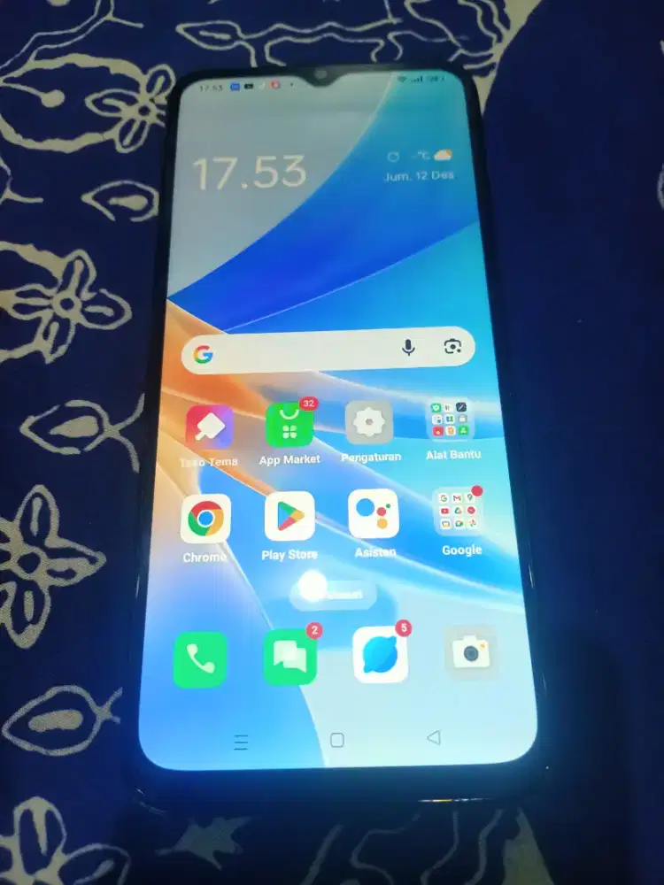 Oppo a17 ram 4/64/4g normal siap pakai