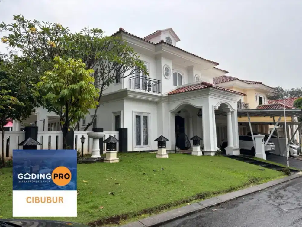 Jual cepat rumah mewah di lengkapi pool. Kota Wisata Cibubur.