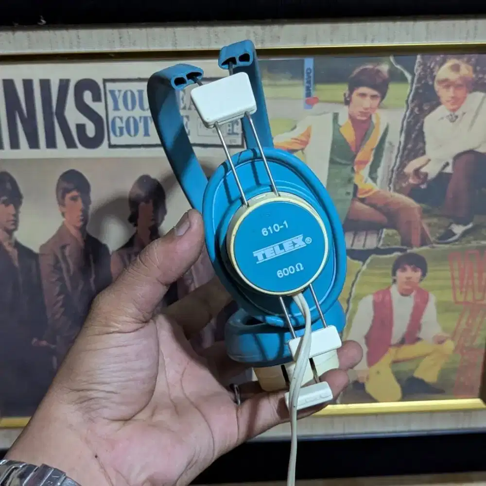 Headphone Headphones Headset Vintage Retro Jadul TELEX
