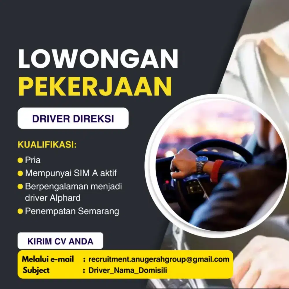 DRIVER PRIBADI DIREKSI