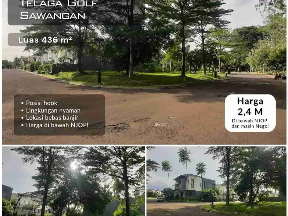 Di jual murah tanah kavling di telaga golf sawangan
