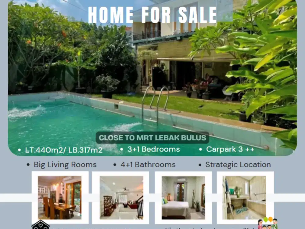 3Rumah mewah lebak bulus cilandak dekat MRT, lokasi premium & siap huni, #rumahlebakbulus #rumahcilandakdijual #rumahmewahjaksel