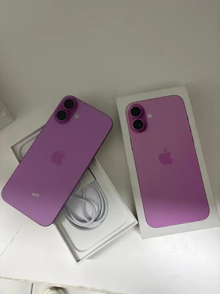 Iphone 16plus 128gb pink resmi