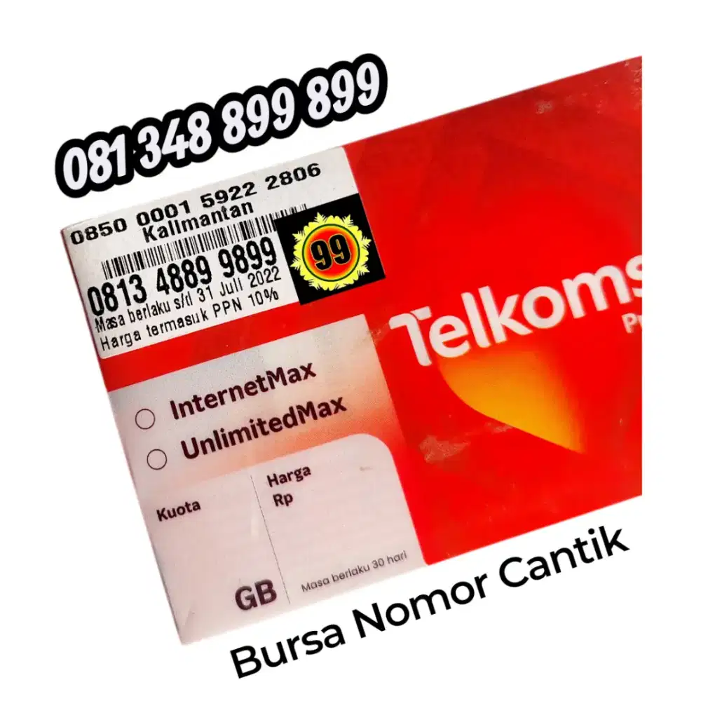Nomor Cantik Telkomsel 899 899