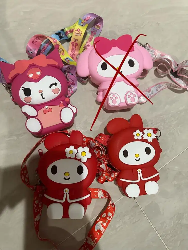 Tas selempang silikon anak