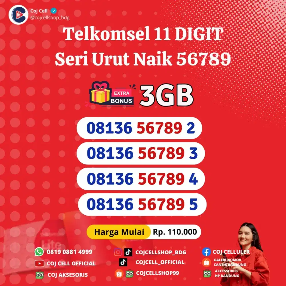 Nomor cantik Telkomsel