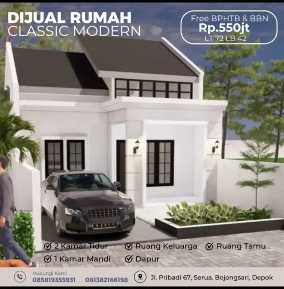 Rumah Ready Unit di pamulang depok