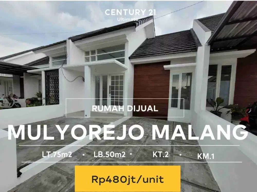 Rumah 1 Lantai Design Modern Minimalis Kota Malang
