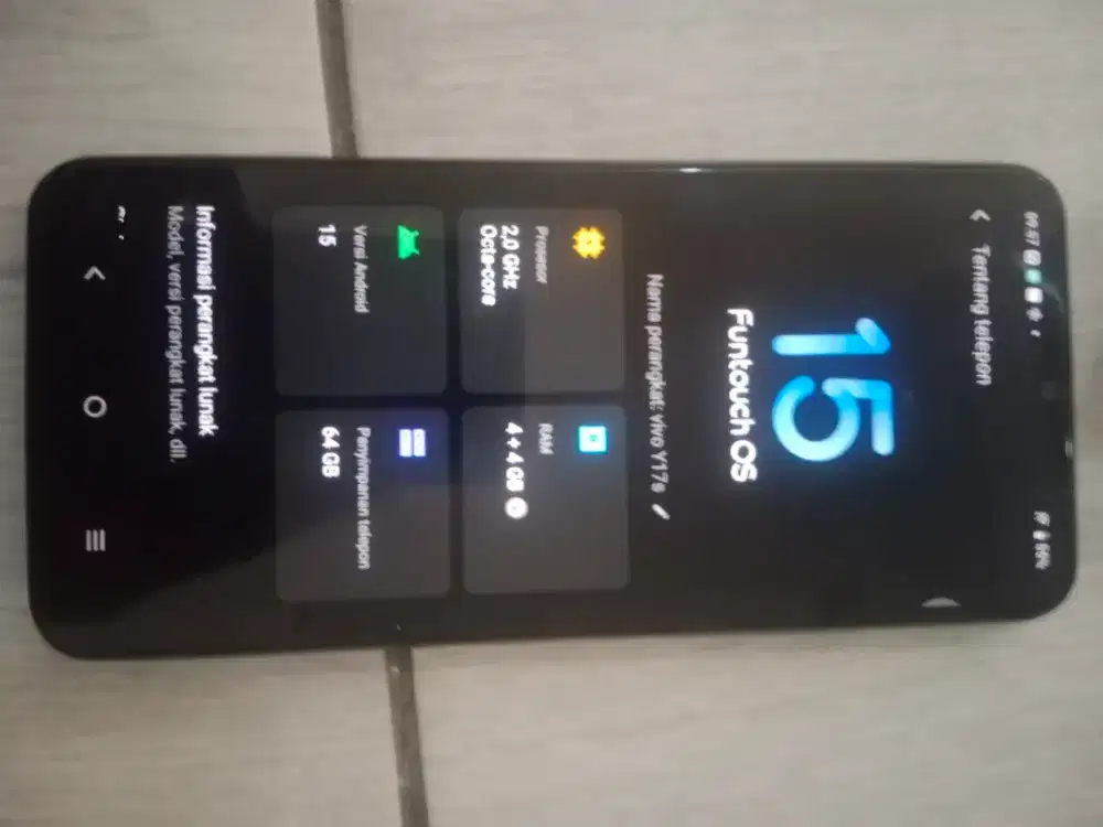 Vivo Y17S ram 4+4 GB /64