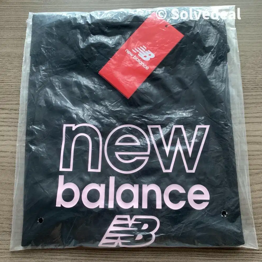Kaos New Balance Sport Athletic Womens Tshirt Black - Original Baru