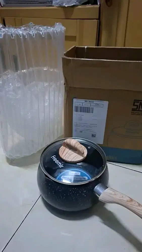 Panci granit freemir milk pan granit coating