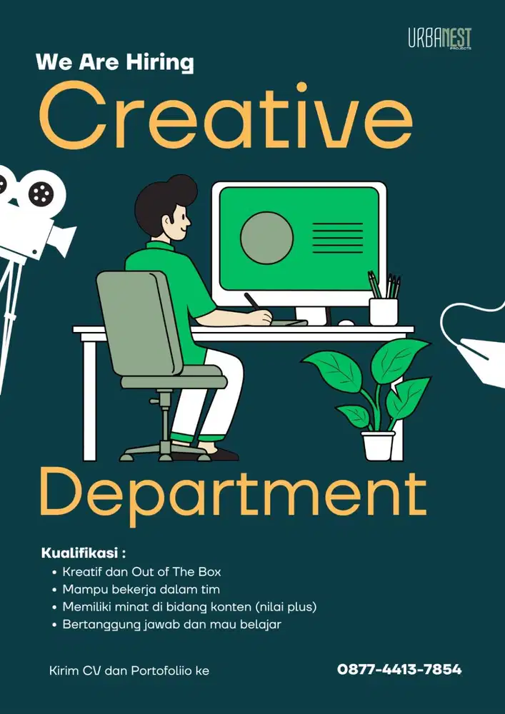 LOWONGAN KERJA TEAM KREATIF