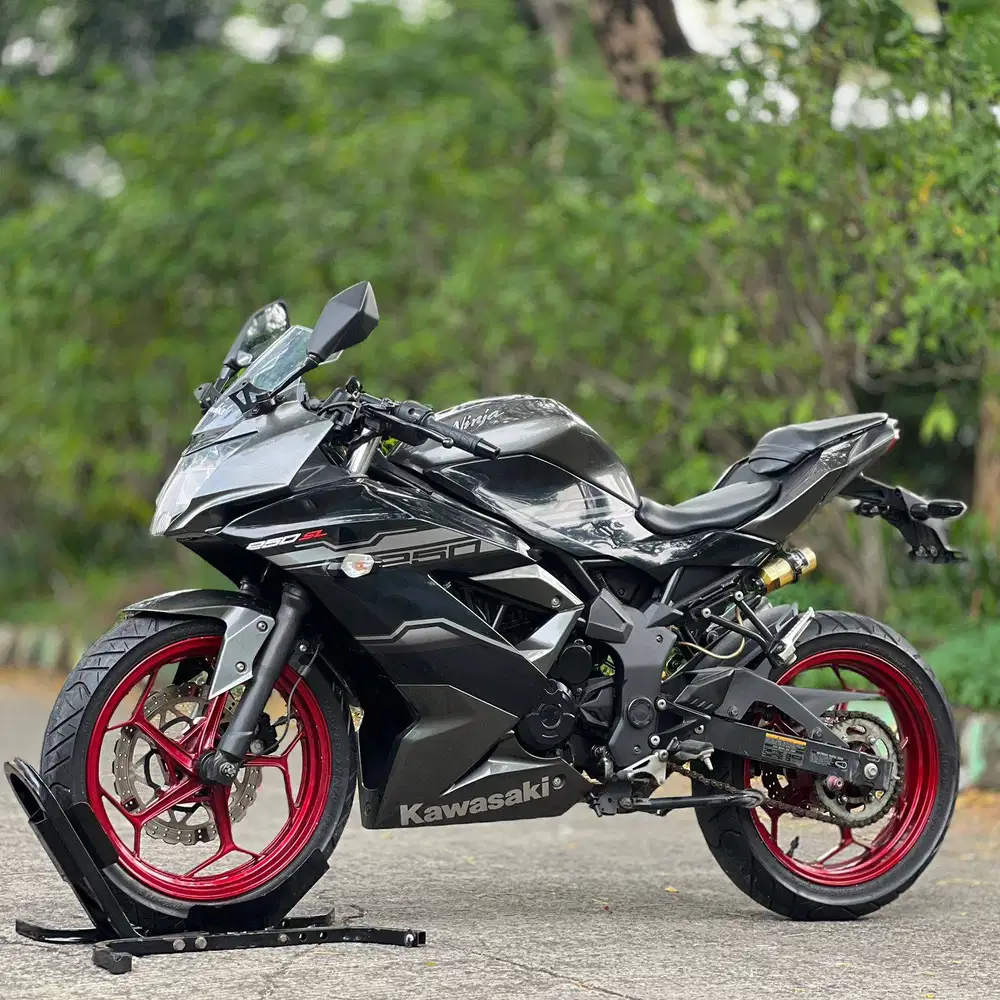 KAWASAKI NINJA MONO 250 SL 2017 GREY KM RENDAH PAJAK HIDUP NO MINUS