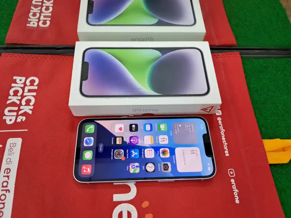 Iphone 14 128 GB Resmi mulus no minus lengkap