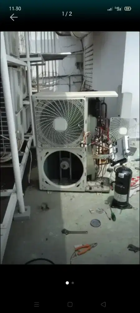 Jasa servis AC kulkas mesin cuci kompa air dll bergaransi