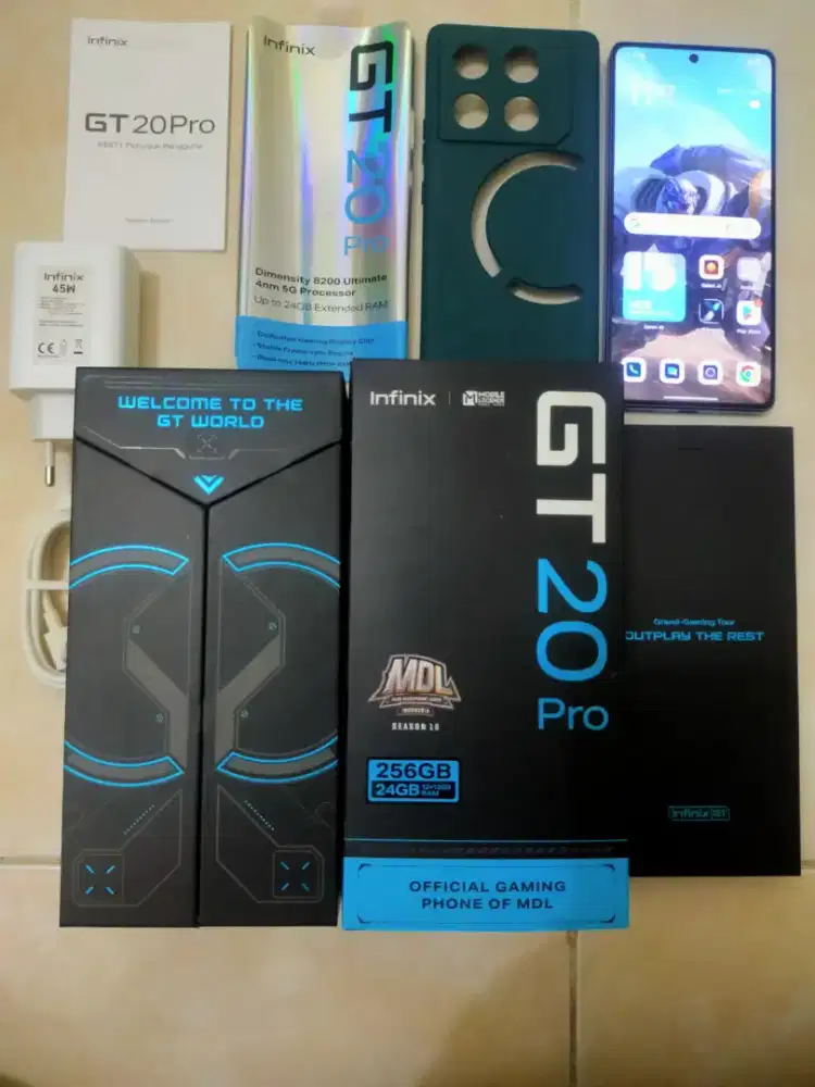 Infinix GT 20 pro 5G seperti baru 12/256