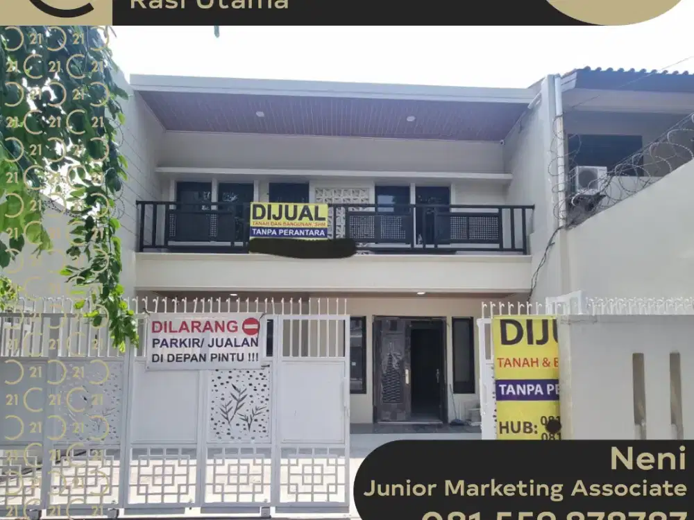 DIJUAL RUMAH 2 LANTAI DI DUREN SAWIT JAKARTA TIMUR