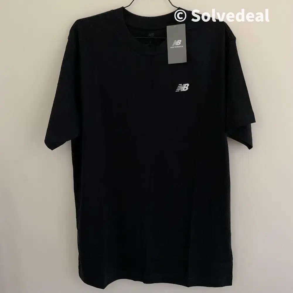 Kaos New Balance Sport Essentials Cotton Mens Tshirt Black - Original