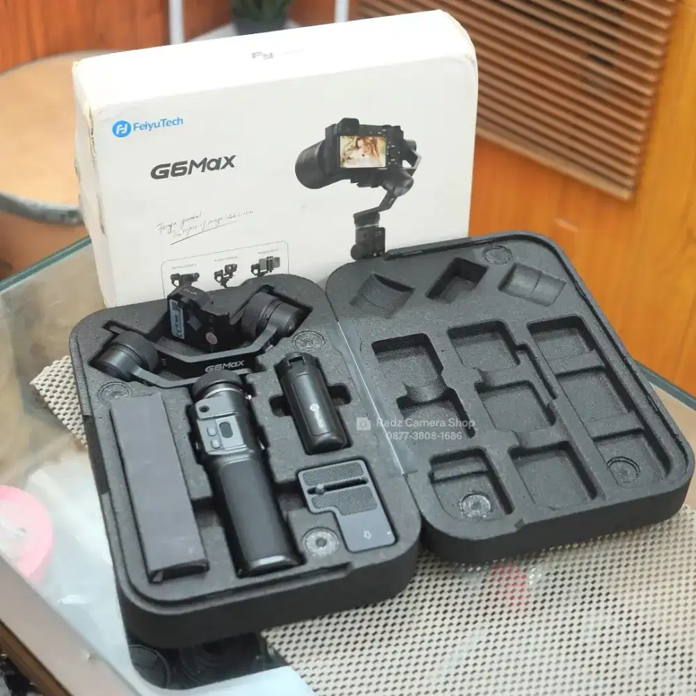 FeiyuTech G6 Max – Gimbal untuk Mirrorless / Action Cam / Smartphone