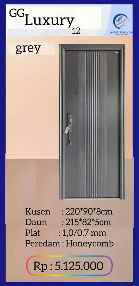 Jual Pintu baja keamanan maximal tetap stylis kota Padang